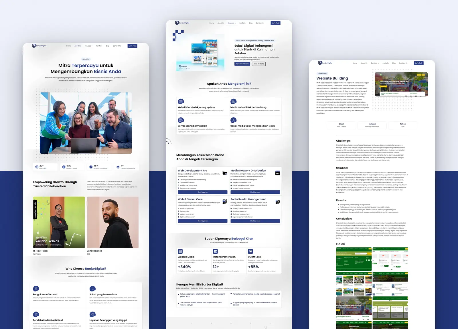 Screenshot of the Banjar Digital website (2)